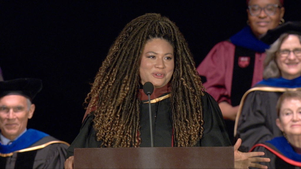 Writers Strike Sees Harlem Creator Tracy Oliver Deliver Hard Truths To USC Grads – Deadline