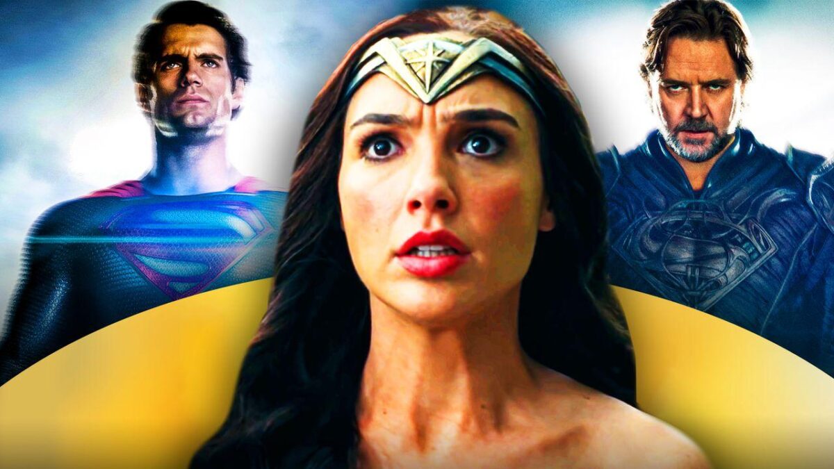 Wonder Woman Gal Gadot, Superman's Kal-El and Jor-El