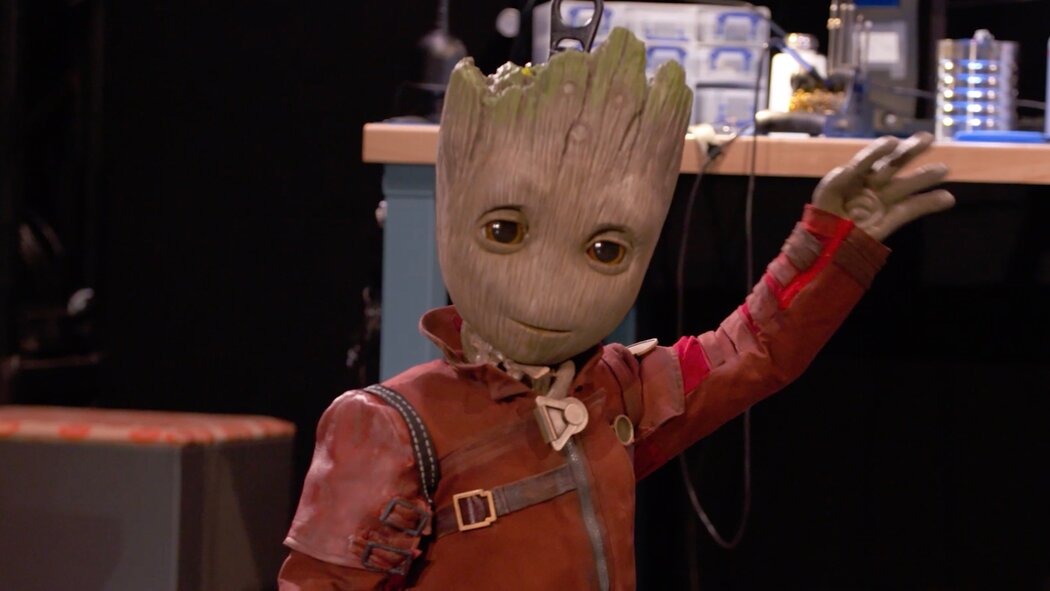 A Robot Baby Groot is Getting Prepped for Avengers Campus