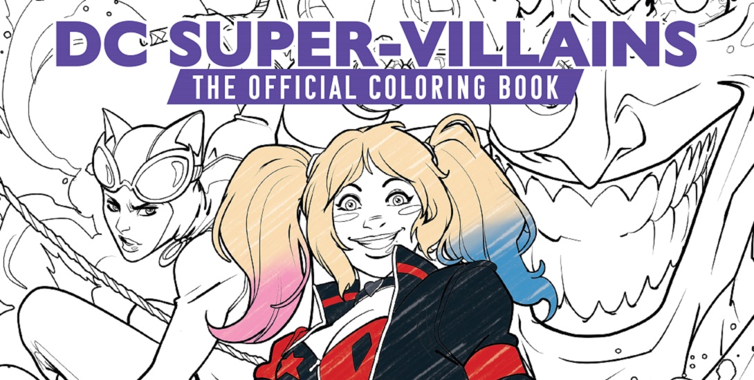 DC Super-Villains Coloring Book Coming Soon From Insight Editions