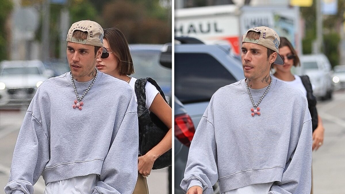 Justin Bieber Can’t Stop Grabbing His Crotch After Leaving Restaurant