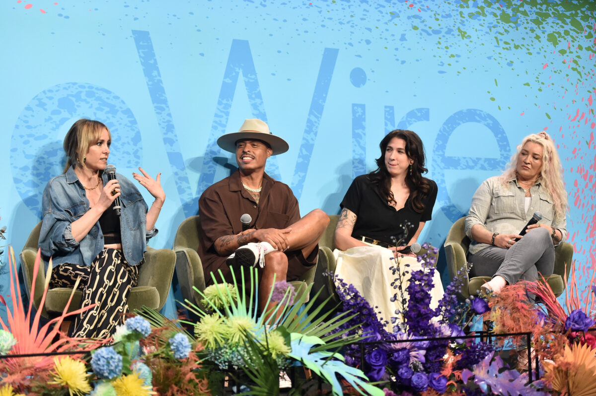 HOLLYWOOD, CALIFORNIA - JUNE 03: Alethea Jones, Jamal Sims, Samantha Hawkins and Jaala Leis Wanless speak onstage during IndieWire's Consider This Event: Television 2023 at NeueHouse Hollywood on June 03, 2023 in Hollywood, California. (Photo by Alberto Rodriguez/IndieWire via Getty Images)