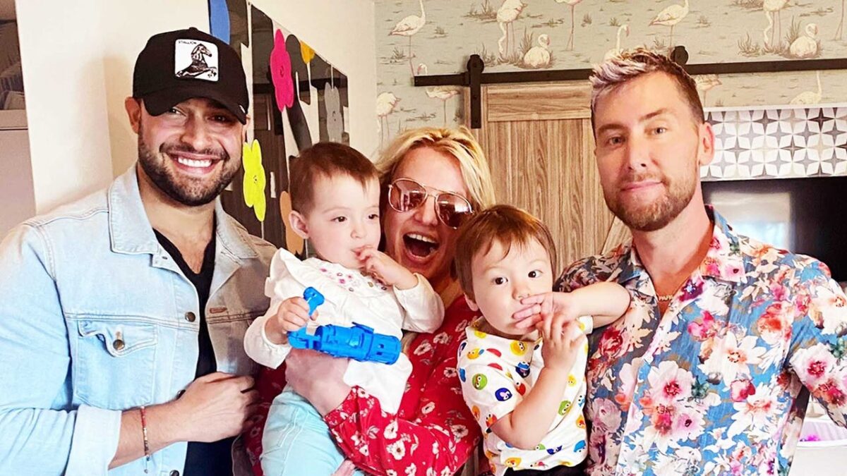 Britney Spears Gushes Over Being a ‘New Auntie’ After Meeting Lance Bass’ Babies