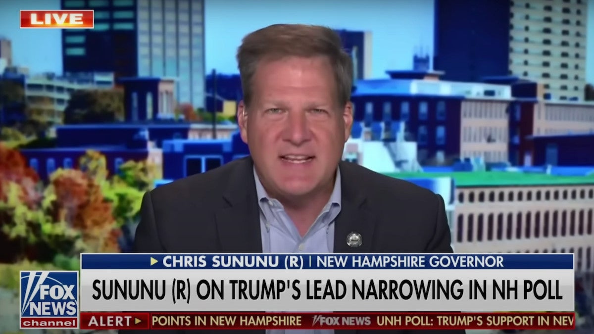 Chris Sununu Sees a ‘Huge Opportunity’ in Trump’s 37% Polling