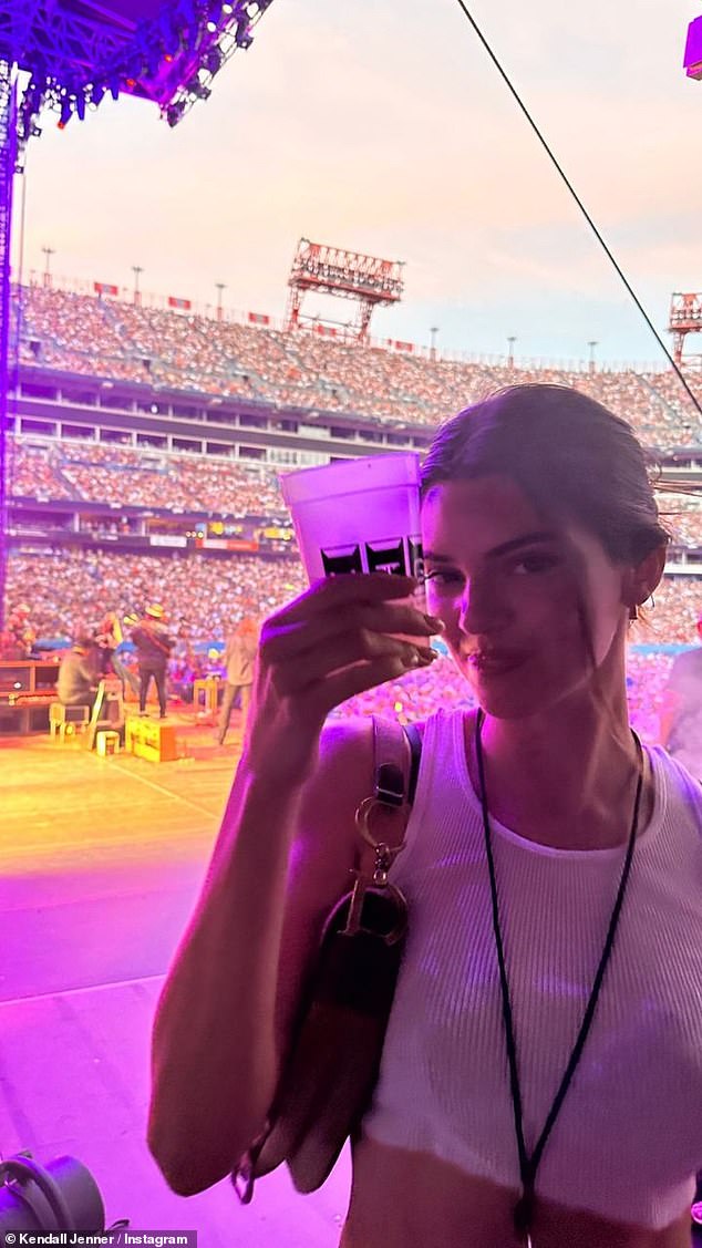 Kendall Jenner reveals she BROKE one of her vintage heels after going ‘too hard’ at a Chris Stapleton concert
