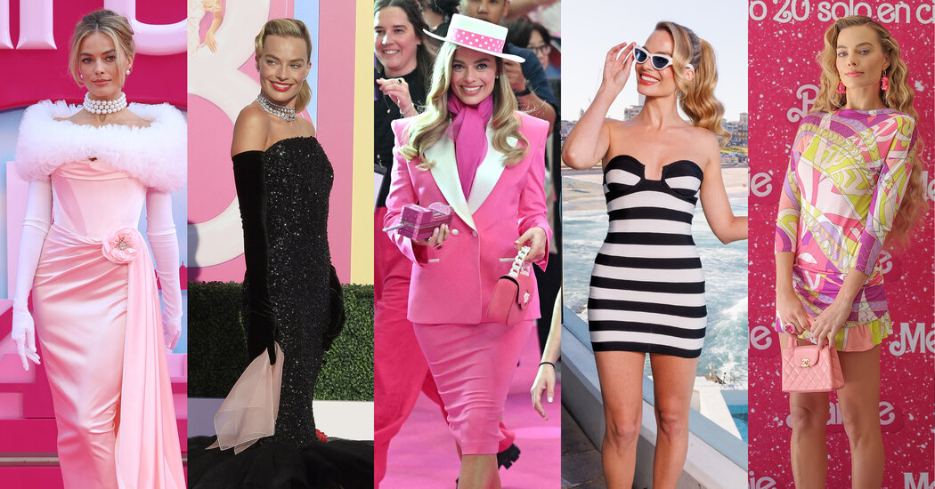 Margot Robbie’s Best Barbie-Inspired Looks From Her Press Tour