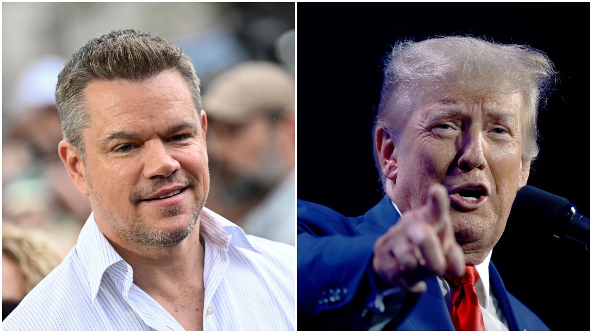Matt Damon Laughs Off Trump Campaign Ad That Used His Movie Monologue