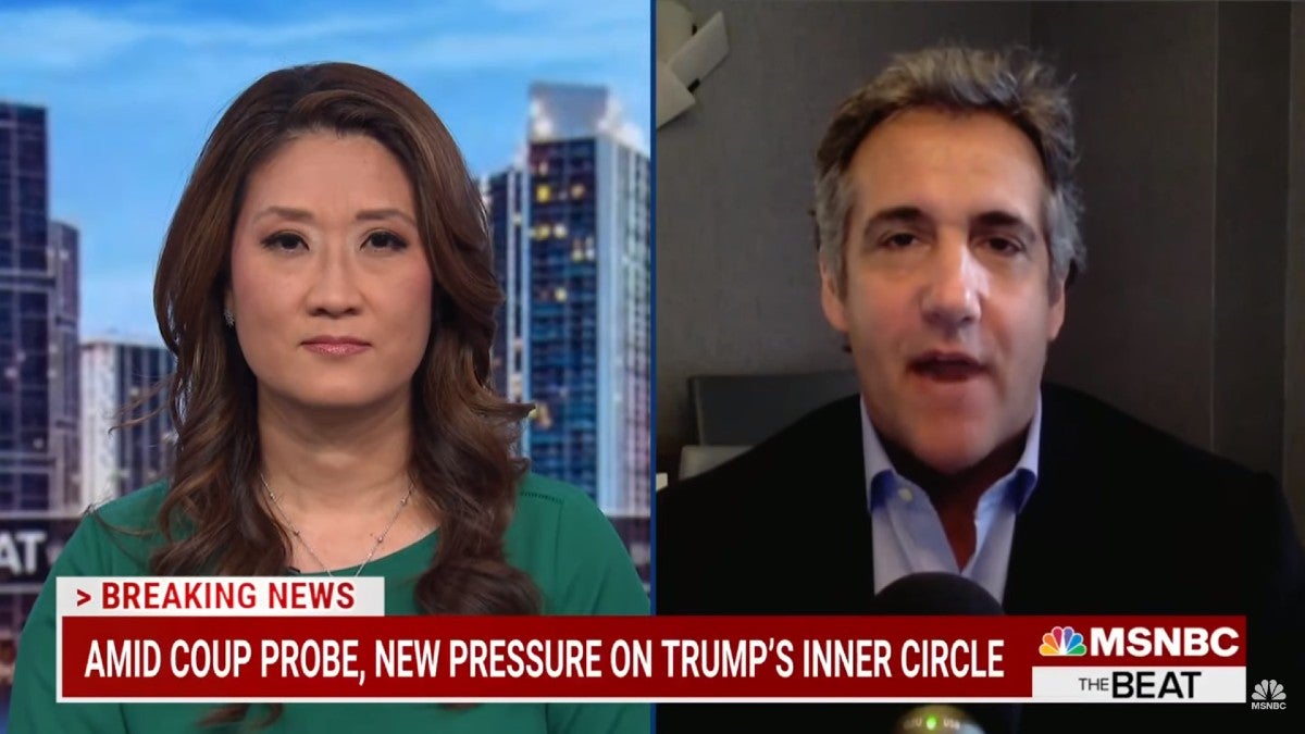 Michael Cohen Says Trump Is ‘Panicking’ Over Legal Problems (Video)