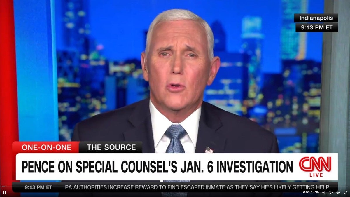 Mike Pence Still Stumbles When Asked Why He Didn’t Speak Up or Concede Before Jan. 6 (Video)