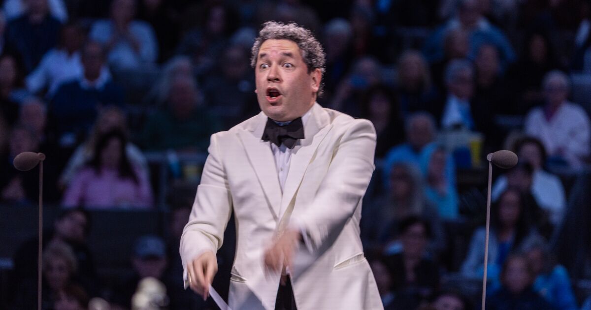 Review: The Hollywood Bowl opens with Dudamel and raft of favorites