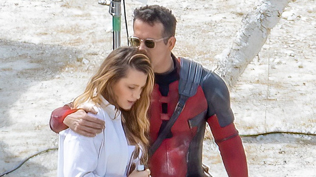 Ryan Reynolds Kisses Blake Lively In Photos From ‘Deadpool 3’ Set – Hollywood Life