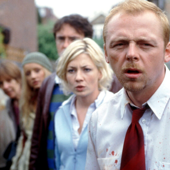 SHAUN OF THE DEAD, Nick Frost, Penelope Wilton, Lucy Davis, Dylan Moran, Kate Ashfield, Simon Pegg, 2004, (c) Rogue Pictures/courtesy Everett Collection