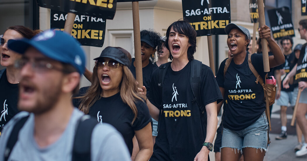 Striking Actors Join Writers on Picket Lines in LA and NYC
