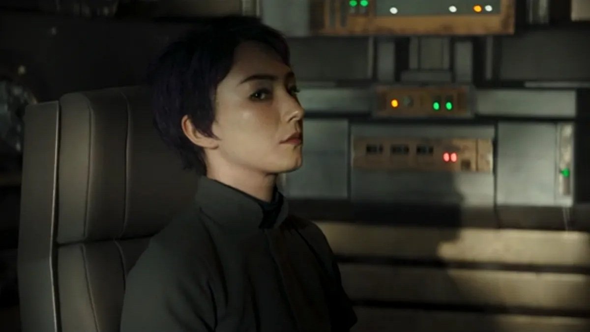 Sabine Wren as seen on Star Wars: Ahsoka, played by Natasha Liu Bordizzo.