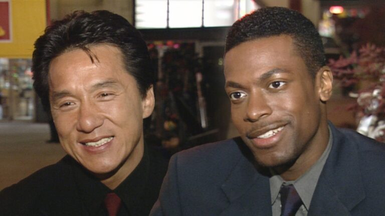 Chris Tucker and Jackie Chan Tease Each Other During On-Set Interviews (Flashback)