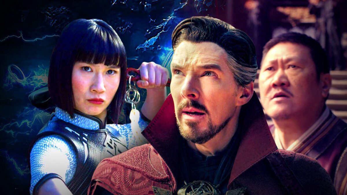 Doctor Strange, Wong, Xialing in Shang Chi