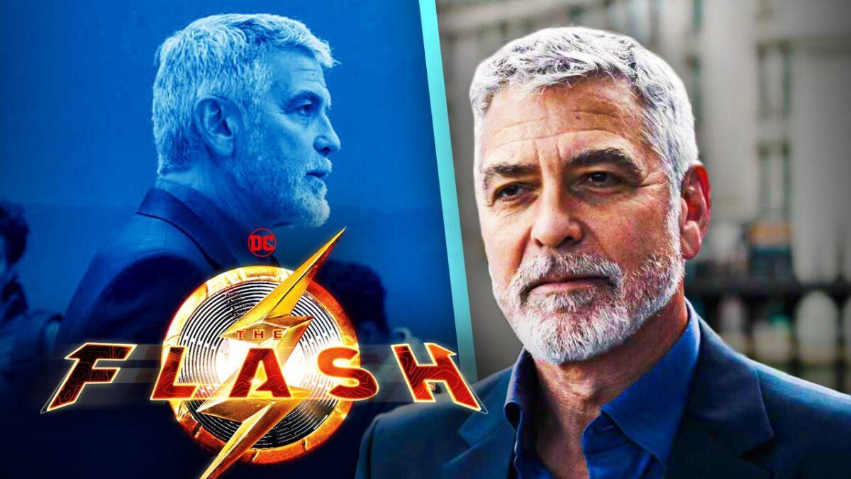 First Look at George Clooney Behind-the-Scenes of The Flash Movie (Photo)