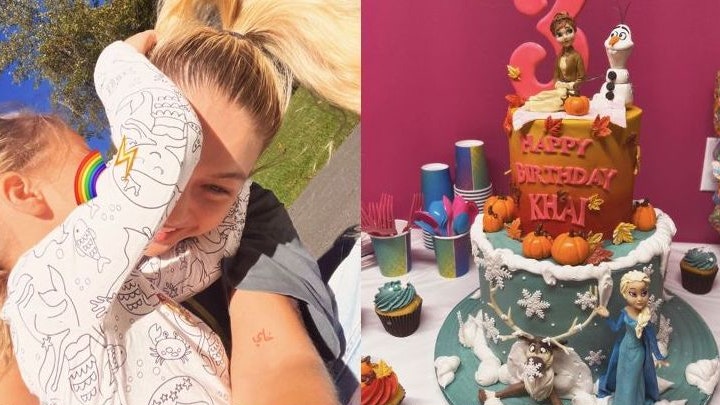 Gigi Hadid Celebrated Khai’s Third Birthday With Lots of Rainbows and a Frozen Cake