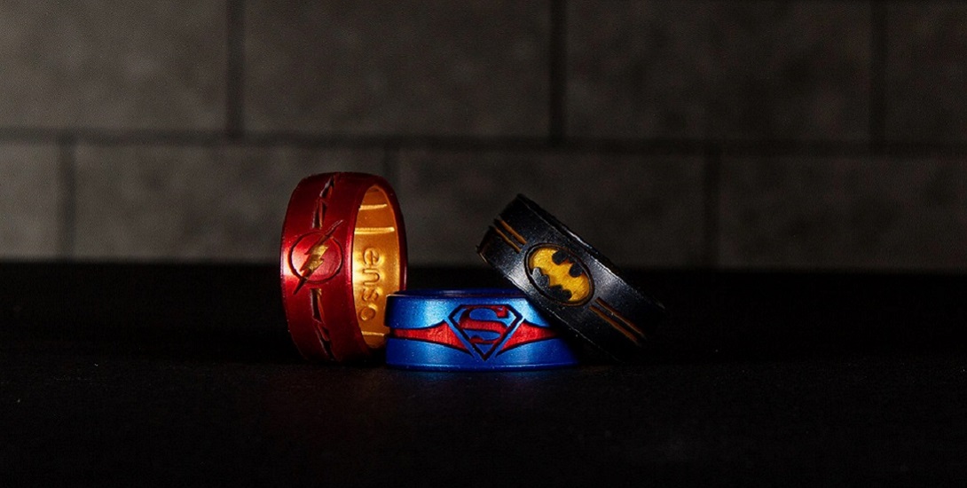Merchandise Review: DC Collection Enso Silicone Rings