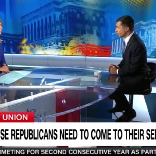 Pete Buttigieg Says 'Republicans Need to Come to Their Senses' to Avoid Government Shutdown
