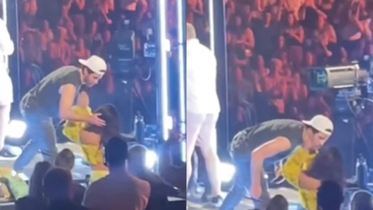 Priyanka Chopra Hugs And Kisses Nick Jonas During An Event; Video Goes Viral