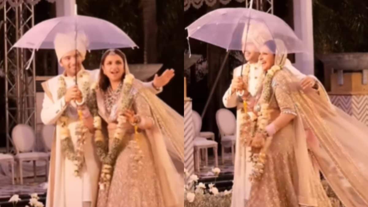 Raghav Chadha Protects Parineeti Chopra as They Groove To Shubhaarambh In FIRST Video From Wedding