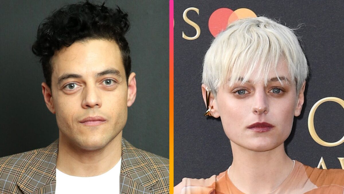 Rami Malek and Emma Corrin Seemingly Confirm Their Romance With a Kiss in London