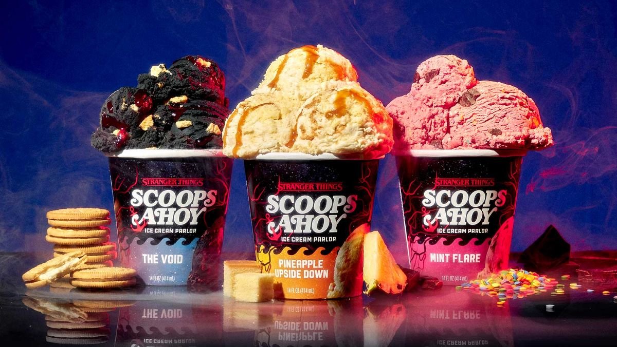 Upside Down Inspired Stranger Things Ice Cream Flavors available at Walmart