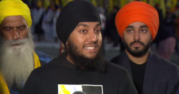Son of slain Canadian Sikh leader Hardeep Singh Nijjar speaks out at Surrey memorial