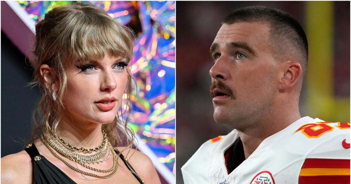 Taylor Swift backs rumored beau Travis Kelce at Chiefs game