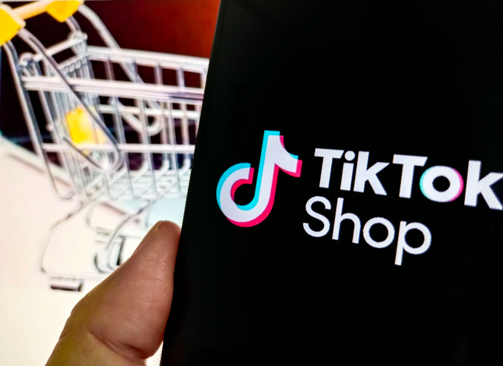 TikTok Shop, Suqian, Jiangsu Province, China, on September 13, 2023.  (Photo credit should read CFOTO—Future Publishing/Getty Images)