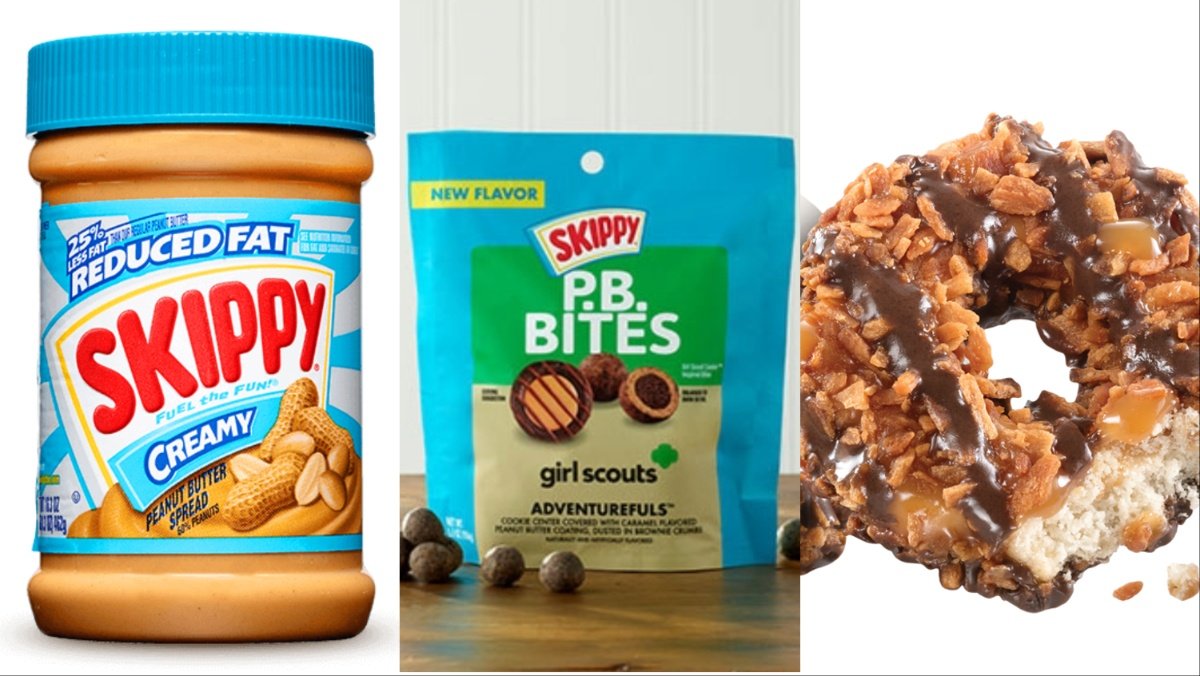 PB Bites Girl Scout Cookie flavors, peanut butter and Girl Scout cookie images