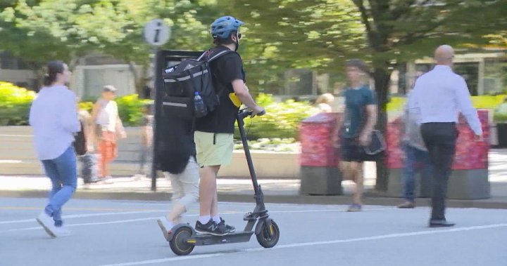 ‘Like an accident waiting to happen’ New Westminister proposing speed limits on E-scooters – BC