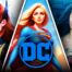 Batgirl, Supergirl, Gal Gadot as Wonder Woman, DC logo