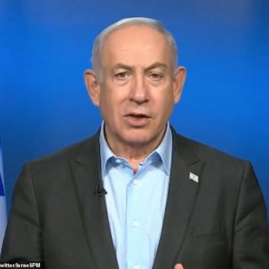Benjamin Netanyahu (pictured) has vowed that the Israel Defence Forces will 'not stop fighting until Hamas is eliminated'