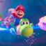 L to R: Luigi (Charlie Day), Mario c(Chris Pratt), Yoshi (Donald Glover) and Princess Peach (Anya Taylor-Joy) in Nintendo and Illumination’s The Super Mario Galaxy Movie, directed by Aaroan Horvath and Michael Jelenic.
