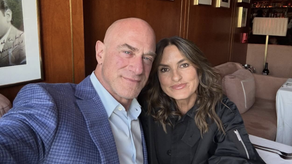 Chris Meloni Reunites With Mariska Hargitay While "Freshly Unemployed"