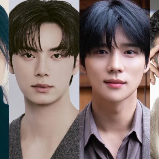 The Miracles of the Namiya General Store cast. From left: Kim Hye-yoon, Lee Chae-min, Moon Sang-min and Ryu Seungr-yong.