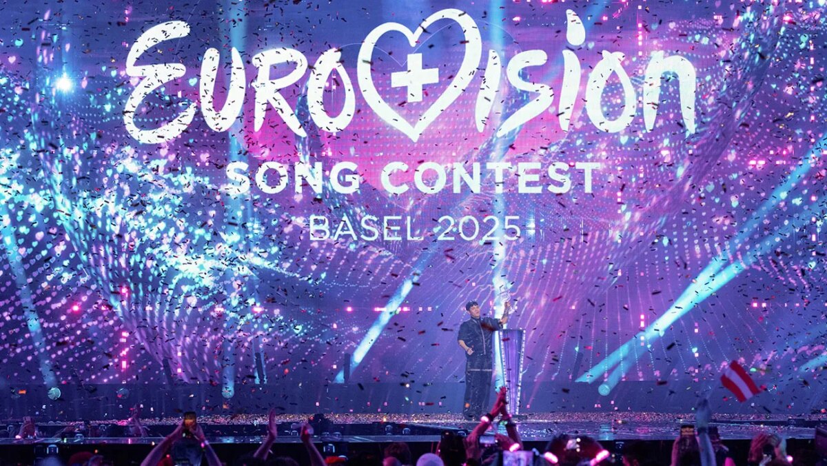 Photo of stage during the Eurovision Song Contest Grand Final