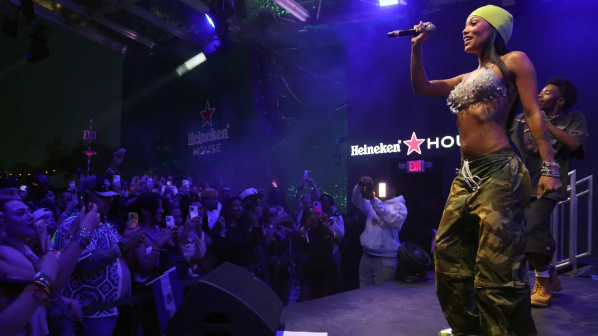 Coi Leray performs onstage at Heineken House At Coachella Valley Music And Arts Festival on April 11, 2026 in Coachella, CA.