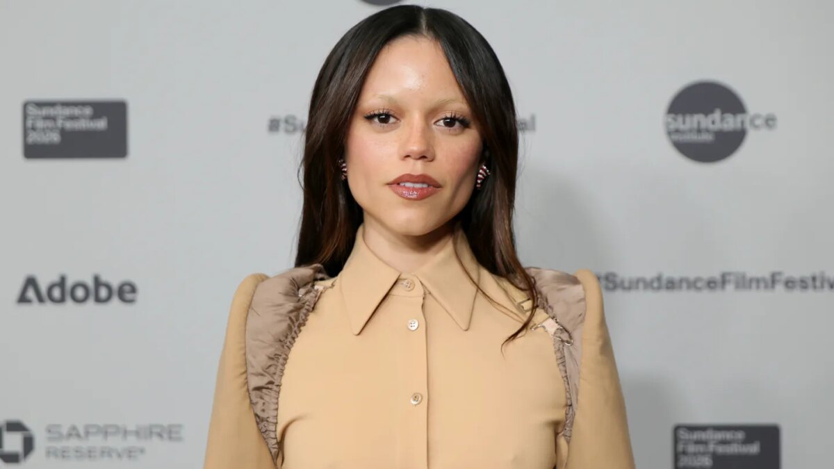 Jenna Ortega attends ‘The Gallerist’ premiere during the Sundance Film Festival at Eccles Center Theater in Park City, Utah on Jan. 24, 2026.