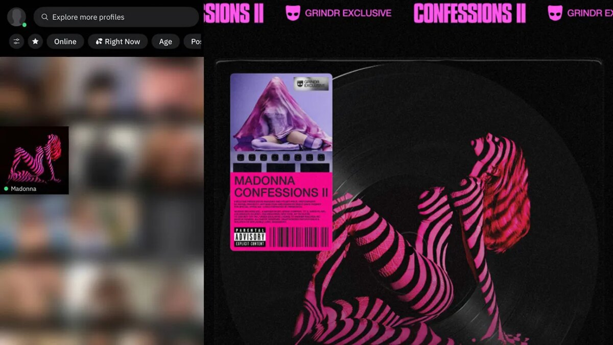 Madonna Confessions II Grindr