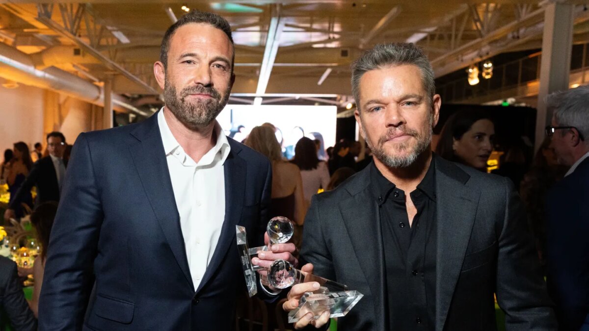 Ben Affleck and Matt Damon attend Bring Change to Mind