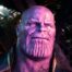 Thanos smiling face in Avengers Infinity War