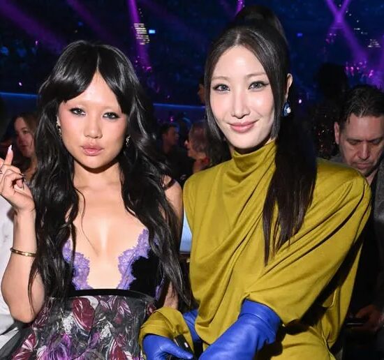 Rei Ami and Ejae at The 52nd American Music Awards held at the MGM Grand Garden Arena on May 25, 2026 in Las Vegas, Nevada.