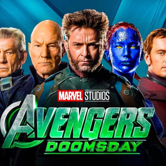 X-Men main actors as their characters, Avengers Doomsday logo