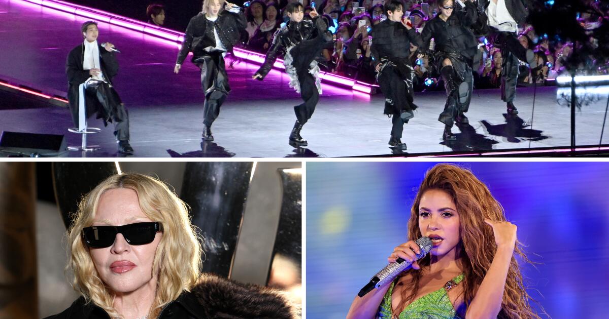 BTS, Madonna and Shakira to perform at World Cup final halftime show