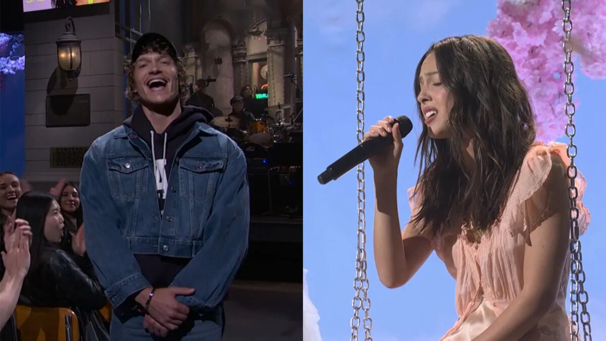 Connor Storrie and Olivia Rodrigo on