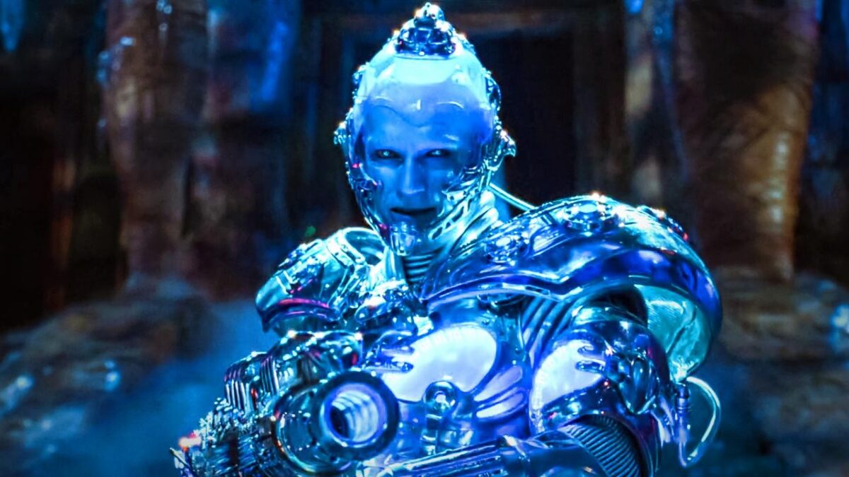 Mr Freeze costume in Batman and Robin movie.