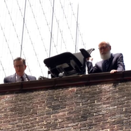 Stephen Colbert and Dave Letterman prove that throwing CBS